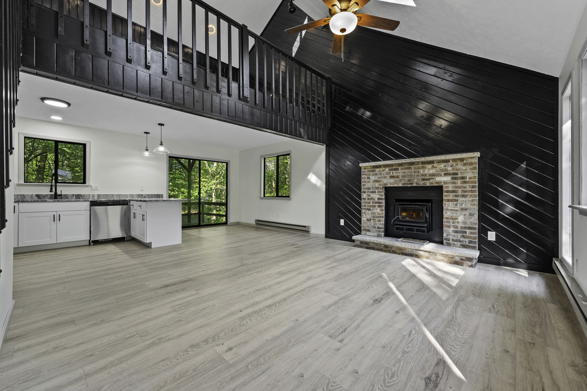 Virtually Staged Image of the inside of a house