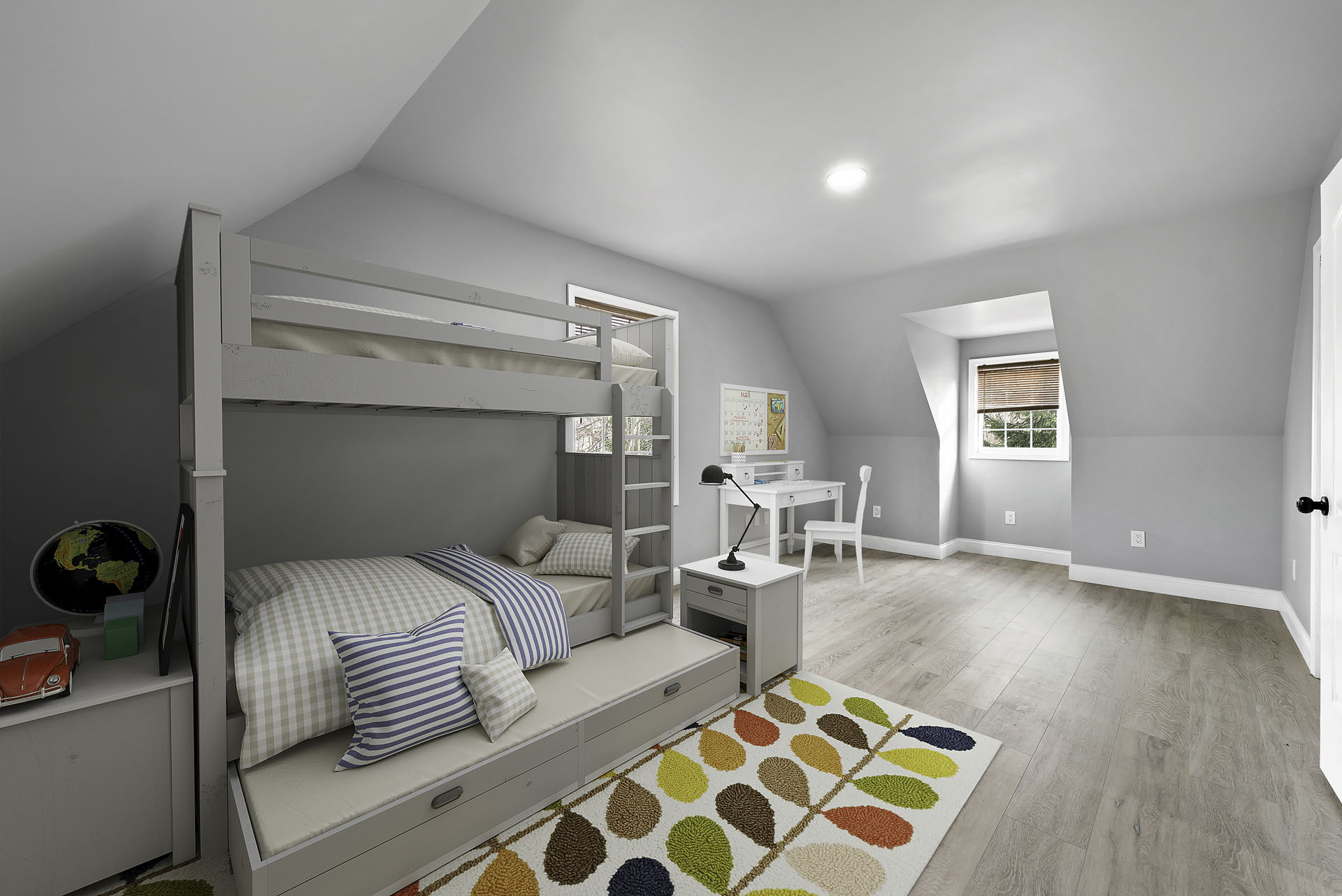 Virtually Staged Image of the inside of a house